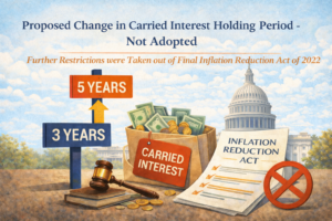 Carried Interest change not adopted